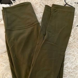 Lululemon Olive Green Leggings